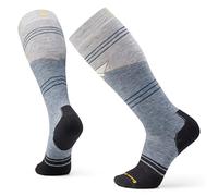 Smartwool Snowboard Full Cushion Mountain Geo Pattern OTC Socks, PEWTER BLUE, Large