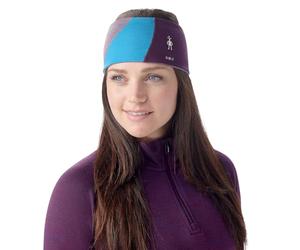 Smartwool Standard Thermal Merino Colorblock Headband, Purple Iris Heather, One Size