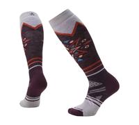 Smartwool SW001858 Women's Ski Full Cushion Mountain Snowflake Pattern Over The Calf Socks Colour: 590 Bordeaux, Size: S