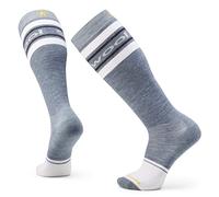 Smartwool Snowboard Targeted Cushion Logo OTC Socks: Pewter: L Size: L