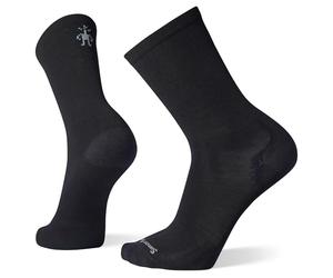 Smartwool Unisex Everyday Anchor Line Crew Socks, Merino Wool Ankle Socks, Women's & Men's Walking Seamless, Lightweight & Breathable Natural Merino - Black, L