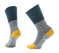 Smartwool Unisex Everyday Popcorn Cable Crew Socks Frosty Green Large