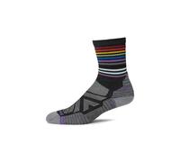 Smartwool Unisex Hike Light Cushion Pride Crew Socks, Charcoal, L