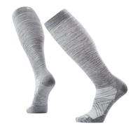 Smartwool Unisex Ski Zero Cushion OTC Socks, Light Gray, M