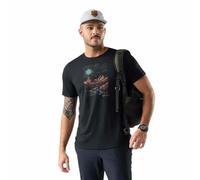 Smartwool Wander Valley Active Short Sleeve T-shirt Black S Men