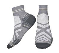 Smartwool Women’s Hike Zero Cushion Ankle Socks, Light Gray, Medium