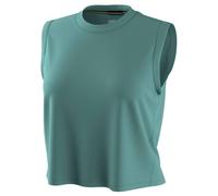 Smartwool - Women's Active Ultralite Crop Tank - Merino shirt size L, dusty teal