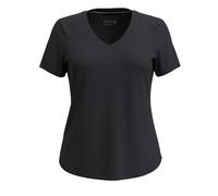 Smartwool Womens Active Ultralite V-Neck Short Sleeve, Black, XL EU