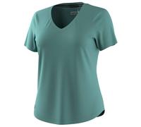 Smartwool - Women's Active Ultralite V-Neck Short Sleeve - Merino base layer size S, turquoise