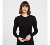 Smartwool Women's Classic Crew Merino Long Sleeve Baselayer Top, Black 14