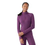 Smartwool Womens Classic Thermal Merino Base Layer 1/4 Zip: Purple Iri