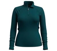 Smartwool - Women's Classic Thermal Merino BL 1/4 Zip Boxed - Merino base layer size M, blue