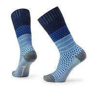 Smartwool Women's Everyday Cozy Popcorn Cable Crew Socks, Deep Navy, L