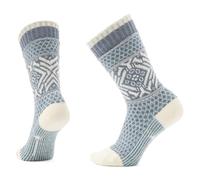 Smartwool Women's Everyday Popcorn Snowflake Pattern Crew Ash M, Frosty Green, Medium