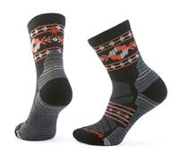 Smartwool - Women's Hike Light Cush. Floral Mid Crew Socks - Walking socks size M, grey