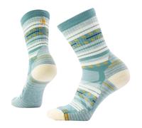 Smartwool Womens Hike Light Cushion Margarita Crew Socks: Dusty Teal:
