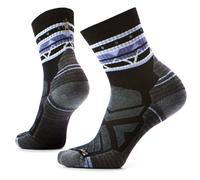 Smartwool - Women's Hike LT Cushion Zig Zag Valley Mid Crew - Walking socks size 8-10,5, black