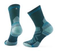 Smartwool - Women's Hike Targeted Cushion Mid Crew Socks - Walking socks size 5-7,5, blue/turquoise