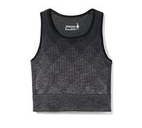 Smartwool Womens Intraknit Crop Bra, Black Heather, M EU