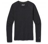 Smartwool Womens Classic Thermal Merino Base Layer Crew: Charcoal Heat