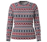 Smartwool Classic Thermal Merino Long Sleeve Base Layer Red S Women