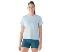 Smartwool Women's Perfect Crew Short Sleeve Tee Everyday WINTER SKY H ( LIGHT BLUE)
