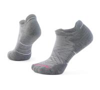 Smartwool Women's Run Targeted Cushion Low Ankle Socks, Light Gray-White, Small