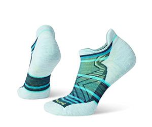 Smartwool Women's Run Targeted Cushion Low Ankle Socks - No Show Running Socks - Twilight Blue, M