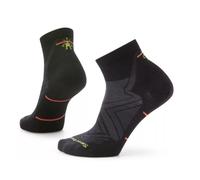 Smartwool Women's Run Zero Cushion Ankle Socks - Black, Ideal for Comfort and Performance