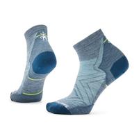 Smartwool Women's Run Zero Cushion Ankle Socks, Multipack, Pewter Blue, Small