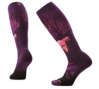 Smartwool - Women's Ski Full Cushion Alpine Auroras Stockings - Ski socks size S, purple