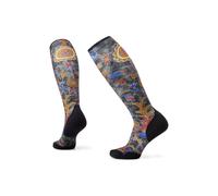 Smartwool Womens Ski Targeted Cushion Royal Floral Print OTC Socks: Bl