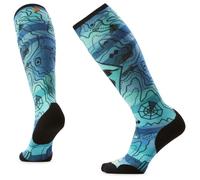 Smartwool - Women's Ski Targeted Cushion Topo Treasure Socks - Ski socks size 8-10,5, turquoise