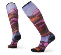 Smartwool - Women's Ski Zero Cushion Floral Field Print OTC - Ski socks size L, purple