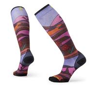 Smartwool Womens Ski Zero Cushion Floral Field Print Otc Socks, PICANTE, L EU