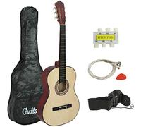 Smartxchoices 38" Natural Kids Acoustic Guitar Bundle for Starters Beginners with Guitar Bag, Strap,Extra Set Strings,Pitch Pipe and Pick (Natural)