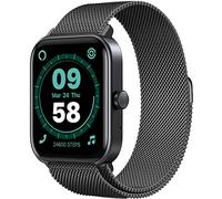 SMARTY 2.0 Smartwatch sw038 Negro brazalete milanesa Negro Unisex Digital Watch with Stainless Steel Bracelet SW038D
