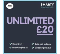 SMARTY 5G/4G Data Sim, Data Deals Unlimited Calls & Texts in Charcoal SMARTY Charcoal
