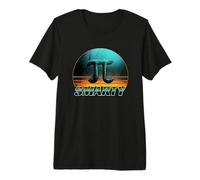 Smarty Pi Futuristic Pi Day Design for Math Lovers Premium T-Shirt