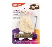 SmartyKat Madcap Mania Refillable Plush Catnip Cat Toy, Includes Catnip Tube - Randomly Selected Color, One Size