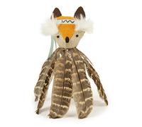 SmartyKat Toss-A-Fox Feather Toss & Chase Cat Toy, Randomly Selected Color - Brown OR White, One Size