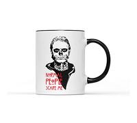 SMARTYPANTS AHS Normal People Scare Me Mug - Horror TV Halloween Ceramic Handle Idea Heavy Duty Handle Dishwasher and Microwave Safe (Black Handle Prime)