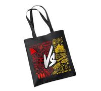 SmartyPants Battle Of The Bands Tote Bag - Music Sheffield Gig Aberdeen Cardiff Tour 2004 CHarlie Dougie Danny Tom James Music Album Concert Reusable Bag Gift Present (Black)