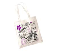SmartyPants Battle Of The Bands Tote Bag - Music Sheffield Gig Aberdeen Cardiff Tour Doodles 2004 Charlie Dougie Danny Tom James Music Album Concert Reusable Bag Gift Present (Natural)