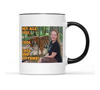 SMARTYPANTS Cool Cats and Kittens Mug- Joe Exotic Funny Tiger King Novelty Carole Baskin Zoo Heavy Duty Handle Dishwasher and Microwave Safe (Black Handle)