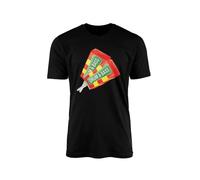 SmartyPants Drum and Bass T-Shirt - Novelty Funny Joke Drumstick Squashie Retro Sweets Sweetshop Lolly Lollies Parody Music Quote Saying Present Gift Top Tee Fashion (Black Prime, XL)