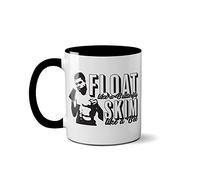 SMARTYPANTS Float Like A Butterfly, Skim Like A Bee Mug - Plaster Funny Tee Gift Cup Tea Coffee