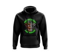 SMARTYPANTS Freddy Bear Hoodie - Animatronic Movie Game Night Security Guard Monitor Cameras Bear Present Gift (Medium, Black)