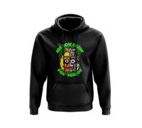 SMARTYPANTS Freddy Chic Hoodie - Animatronic Movie Game Night Security Guard Monitor Cameras Bear Present Gift (Medium, Black)