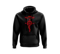 SMARTYPANTS Fullmetal Alchemist Ouroboros Hoodie Anime Manga Japanese Japan TV Show Transmutation Alchemy Science Suit of Armor Jumper Sweatshirt Present Gift Cotton Polyester